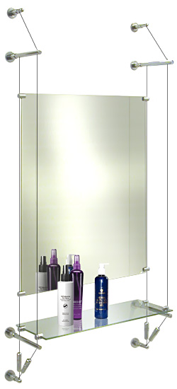 banyo rafı aynalı